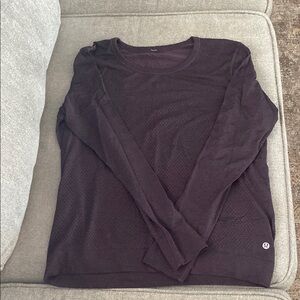 lululemon athletica Men's Dark Purple Crewneck Sweater